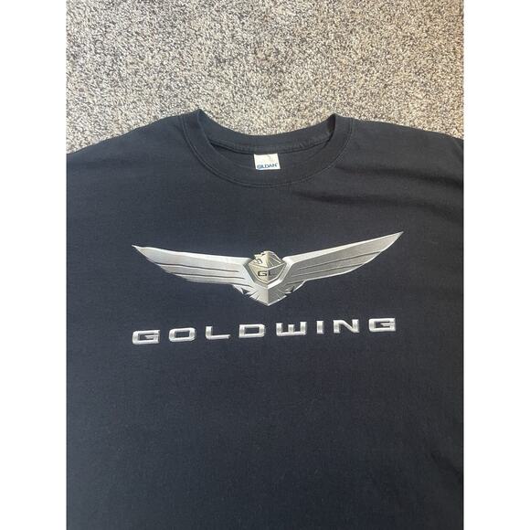 Gildan Honda Goldwing Short Sleeve Logo T-shirt Men's size Large - Picture 4 of 6